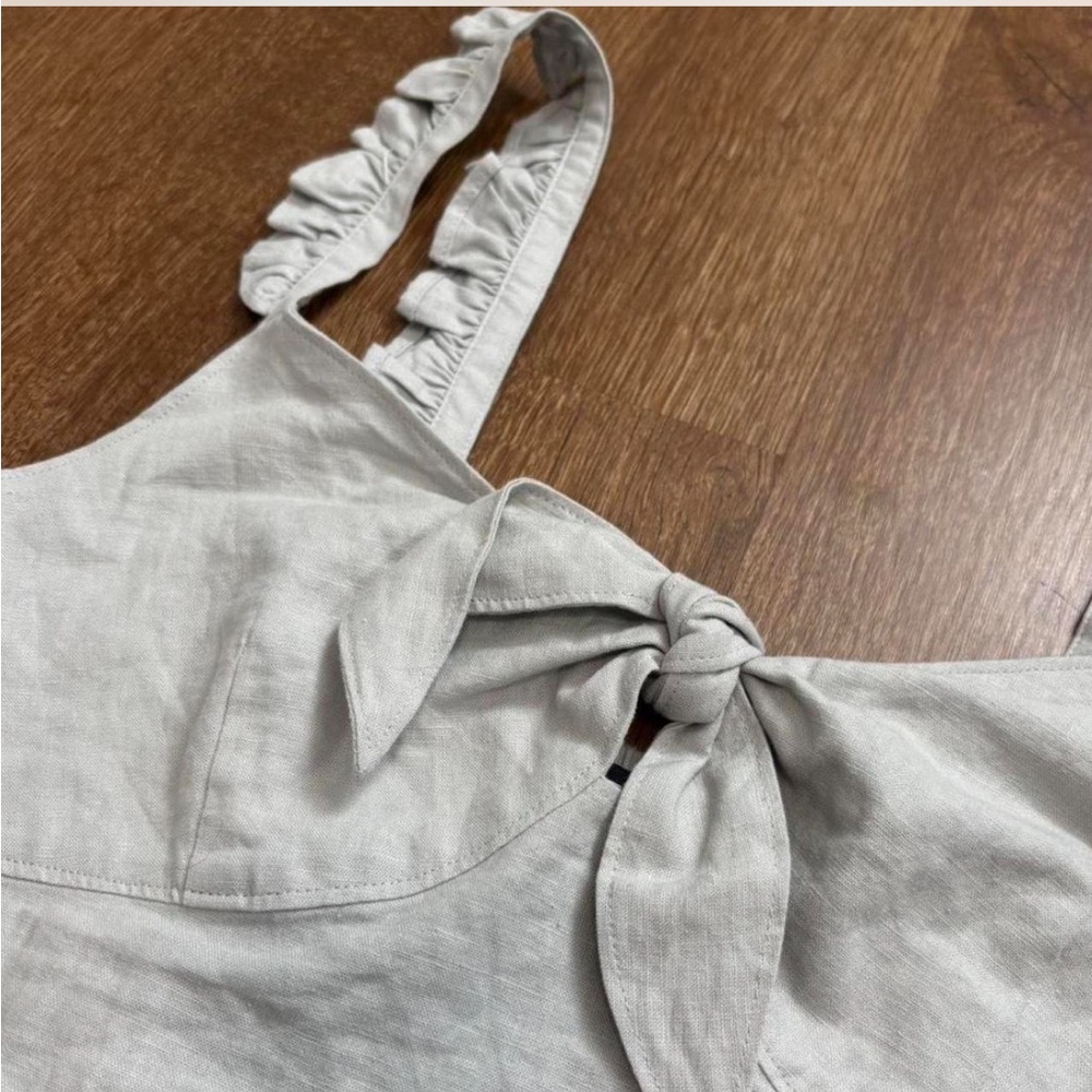 Express Cream Ruffle Strap Camisole - Picture 3 of 6